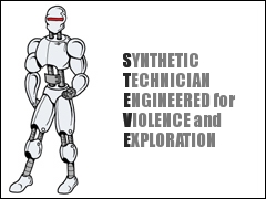 Synthetic Technician Engineered for Violence and Exploration